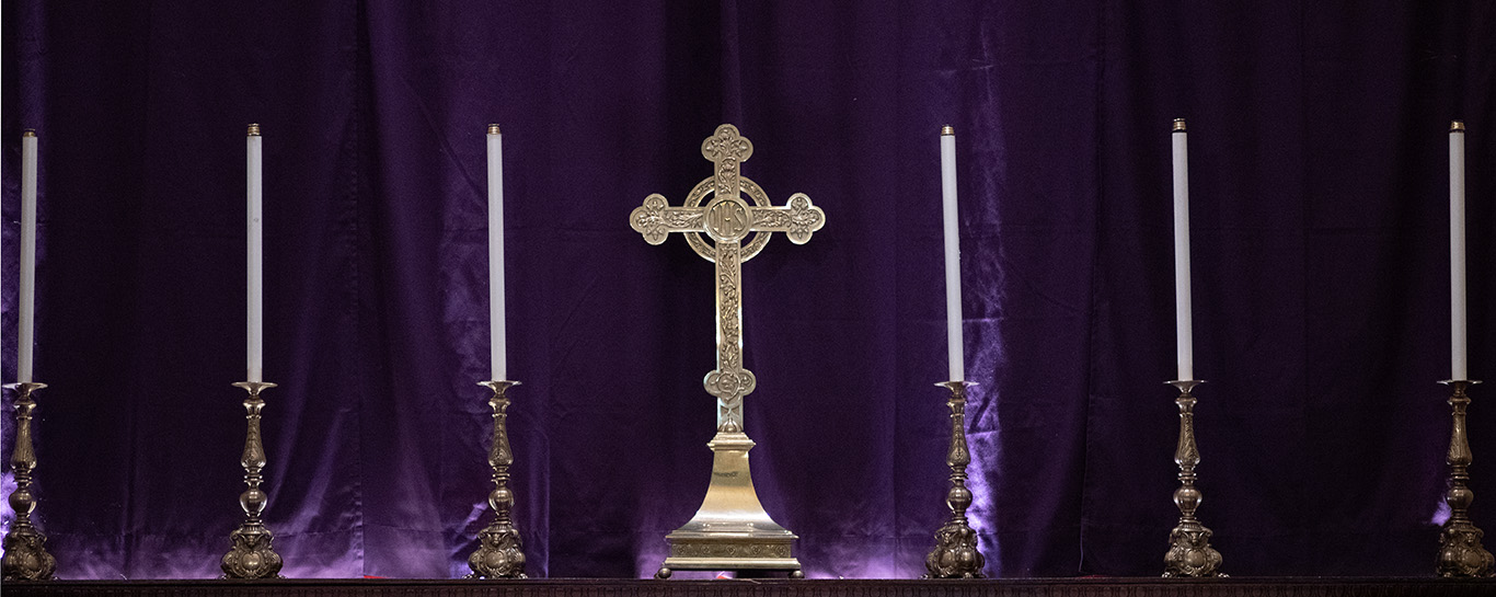 Altar at Lent I