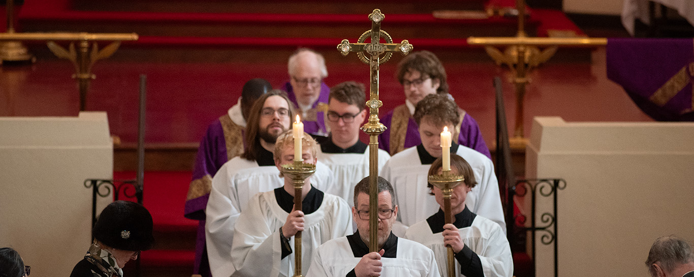 Procession during the chanting of the Great Litany