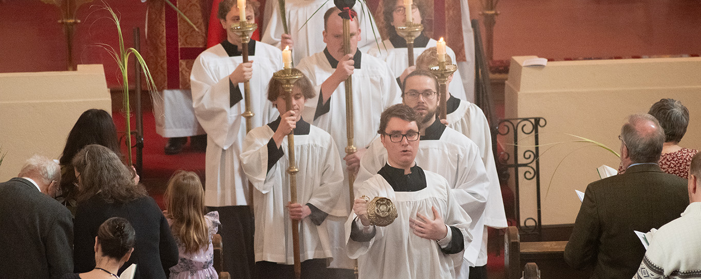 Palm Sunday procession