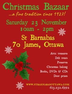 Poster for Christmas Bazaar