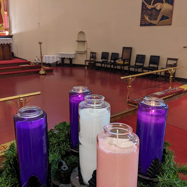 Advent candles