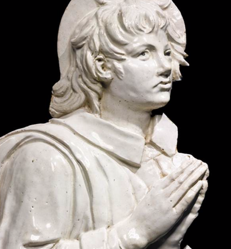 Andrea della Robbia. An Angel in Prayer. c.1515