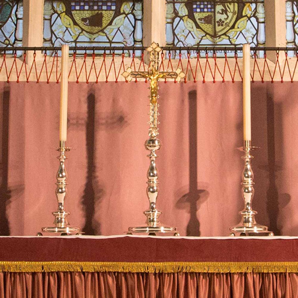 Altar detail of Little Saint Mary's Church