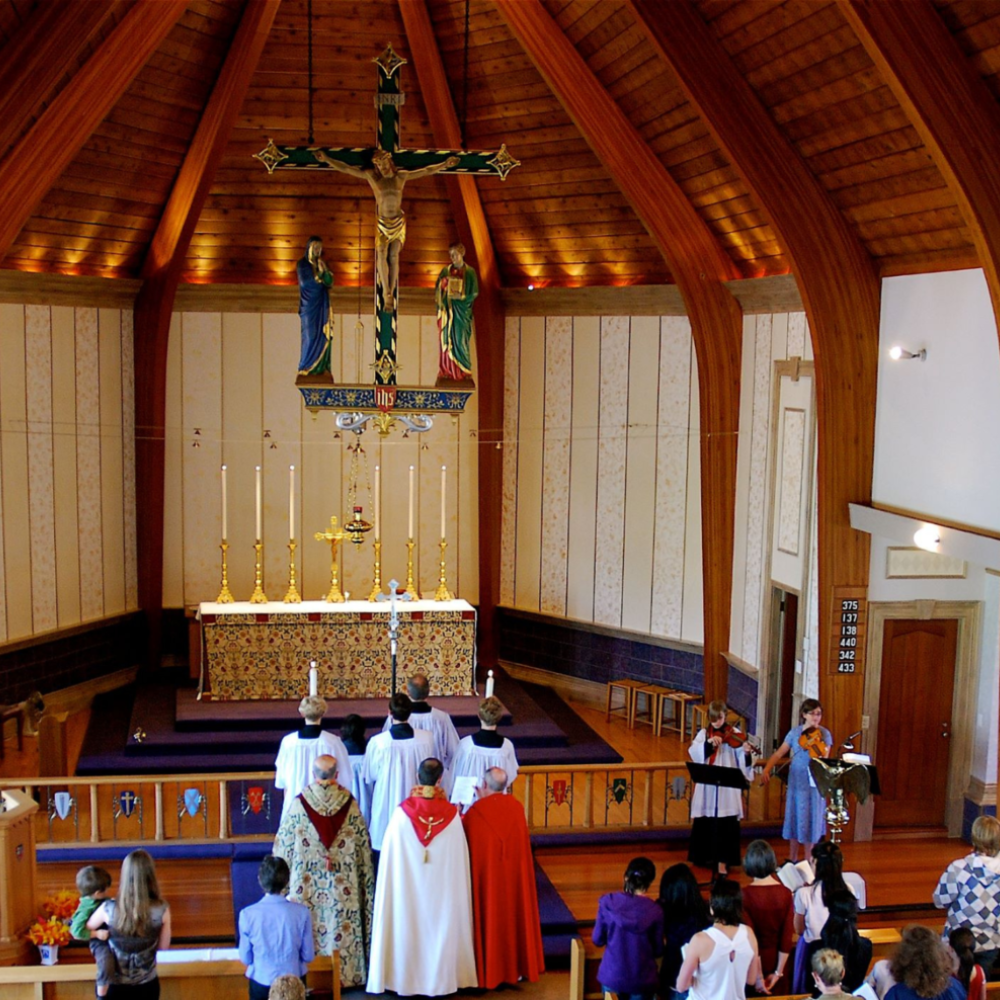 Interior of St Barnabas Church, Victoria
