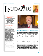 Cover of October issue of Laudamus