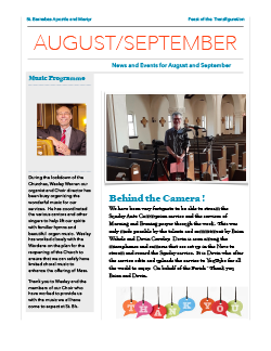 Cover image for August-September newsletter